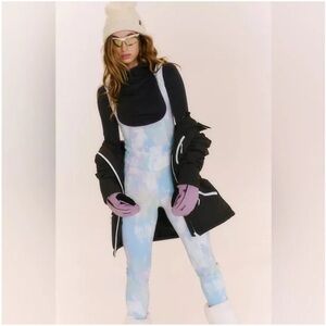 FREE PEOPLE You‎ Know It Base Onesie Printed size large NWT